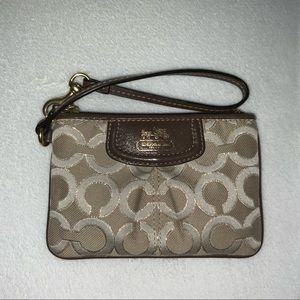 Coach Small Wristlet Clutch Wallet
